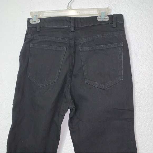 NEW Zara Straight Fit Cut Out High Waist Black Jeans 6929/002 Size 0 2 4 6 - Picture 9 of 9